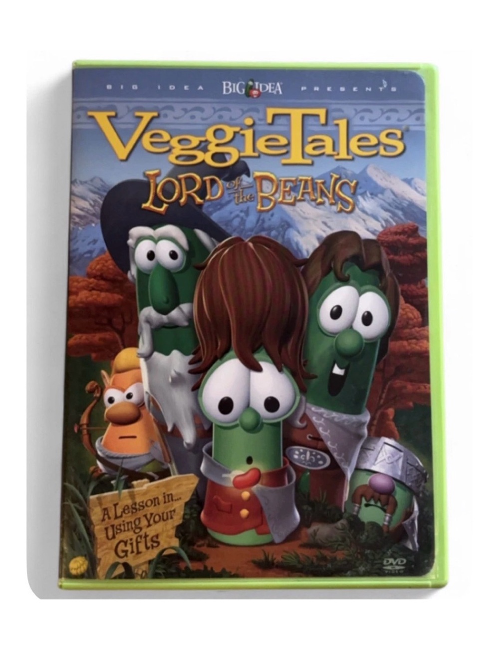 Veggietales Lord of the Beans DVD - Green